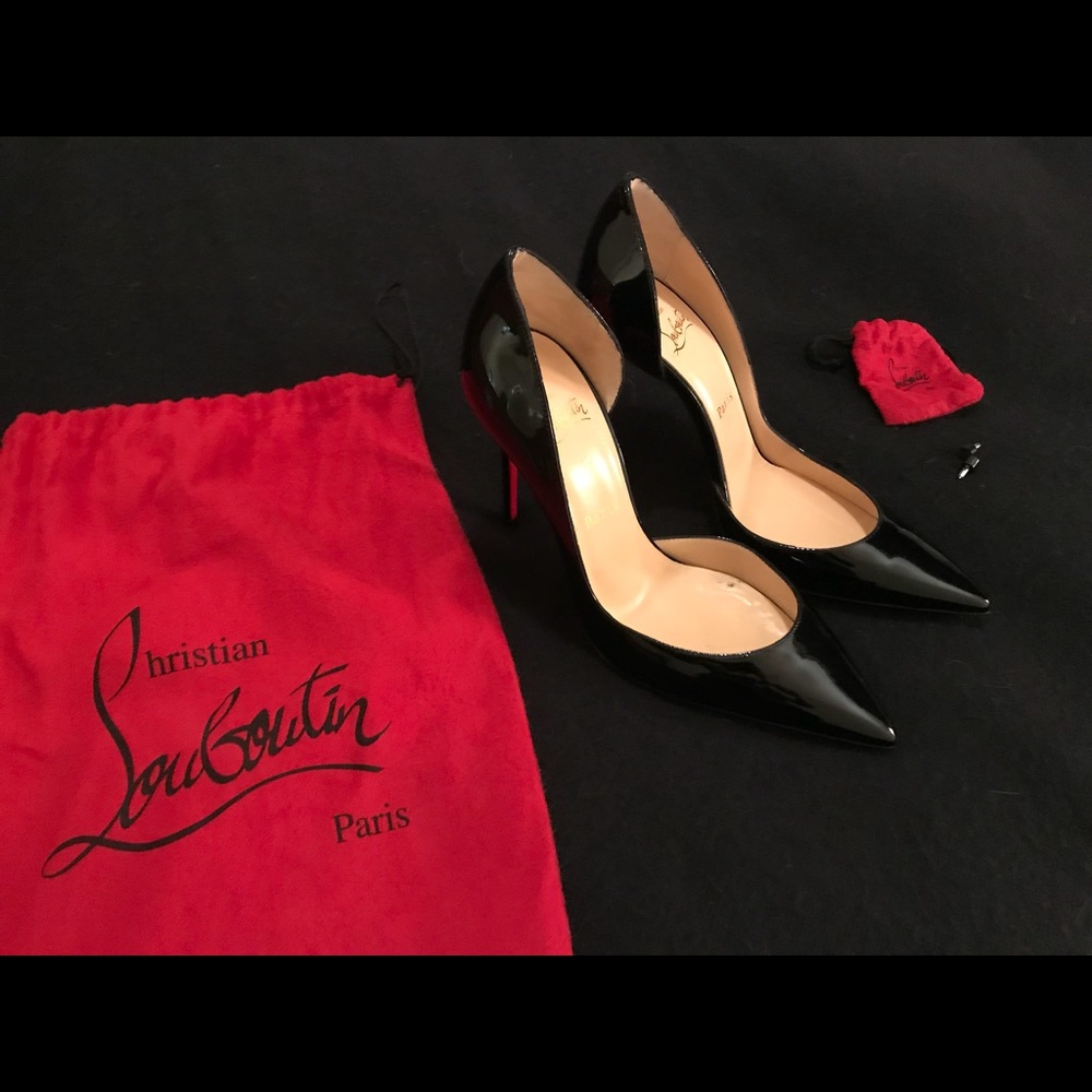 Christian Louboutin Patent Leather Iriza 100mm